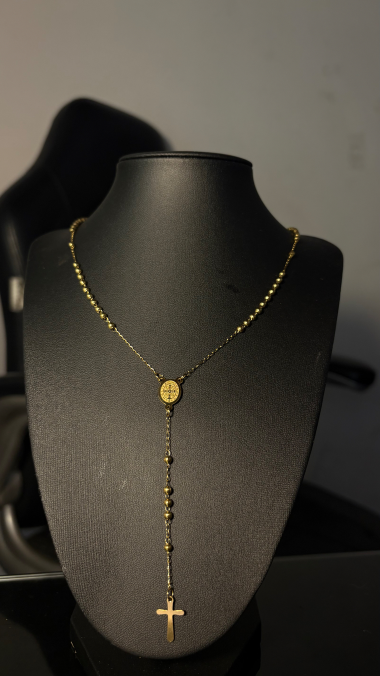 Cadena Rosario | Baño Oro 18K