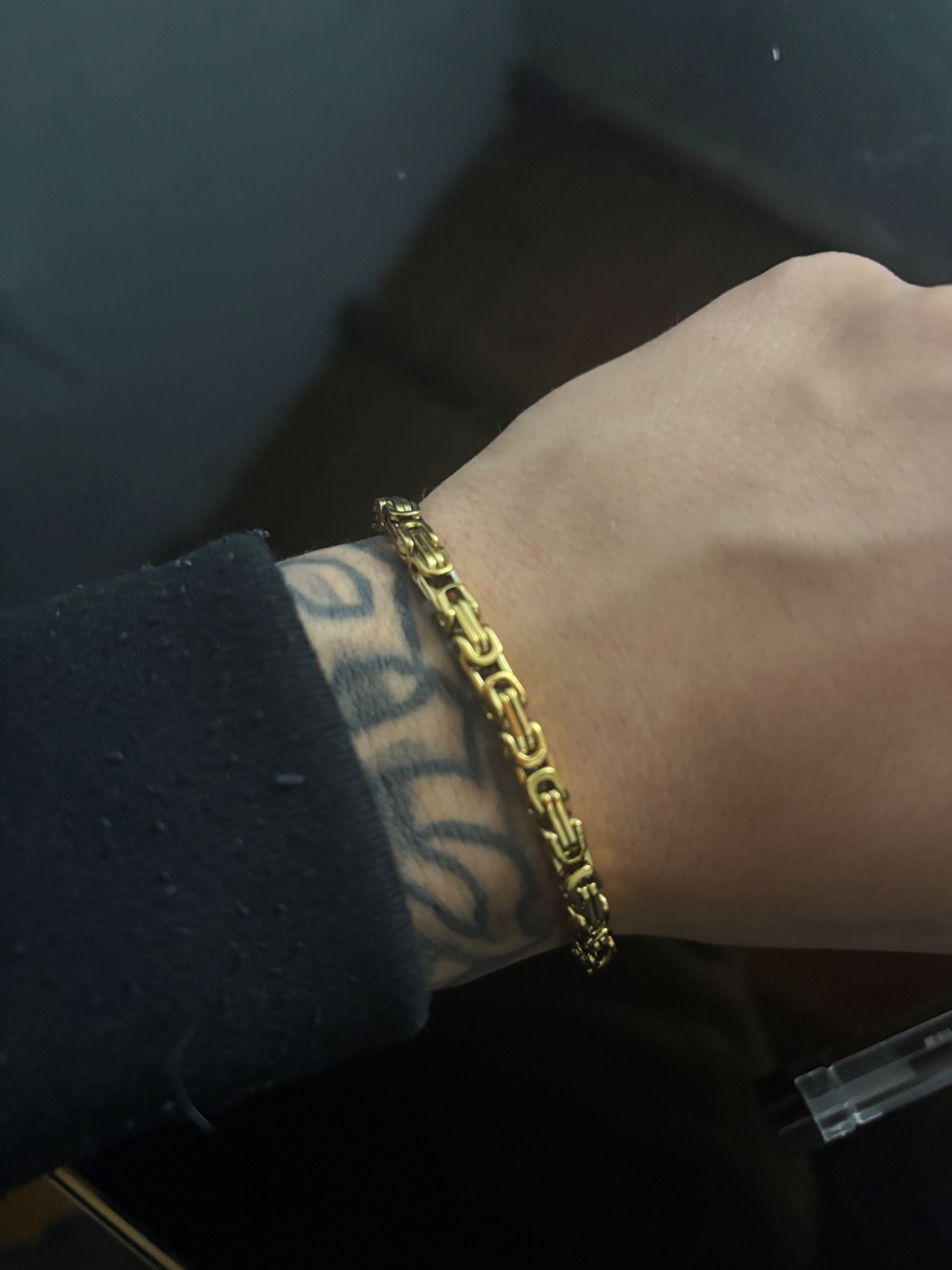 Pulsera Punto Peruano dorada FORJA GOLD