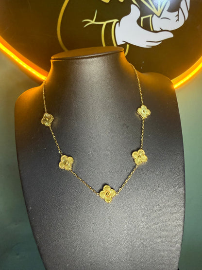 Cadena Trébol dorada incluida en Dúo Trébol – FORJA GOLD