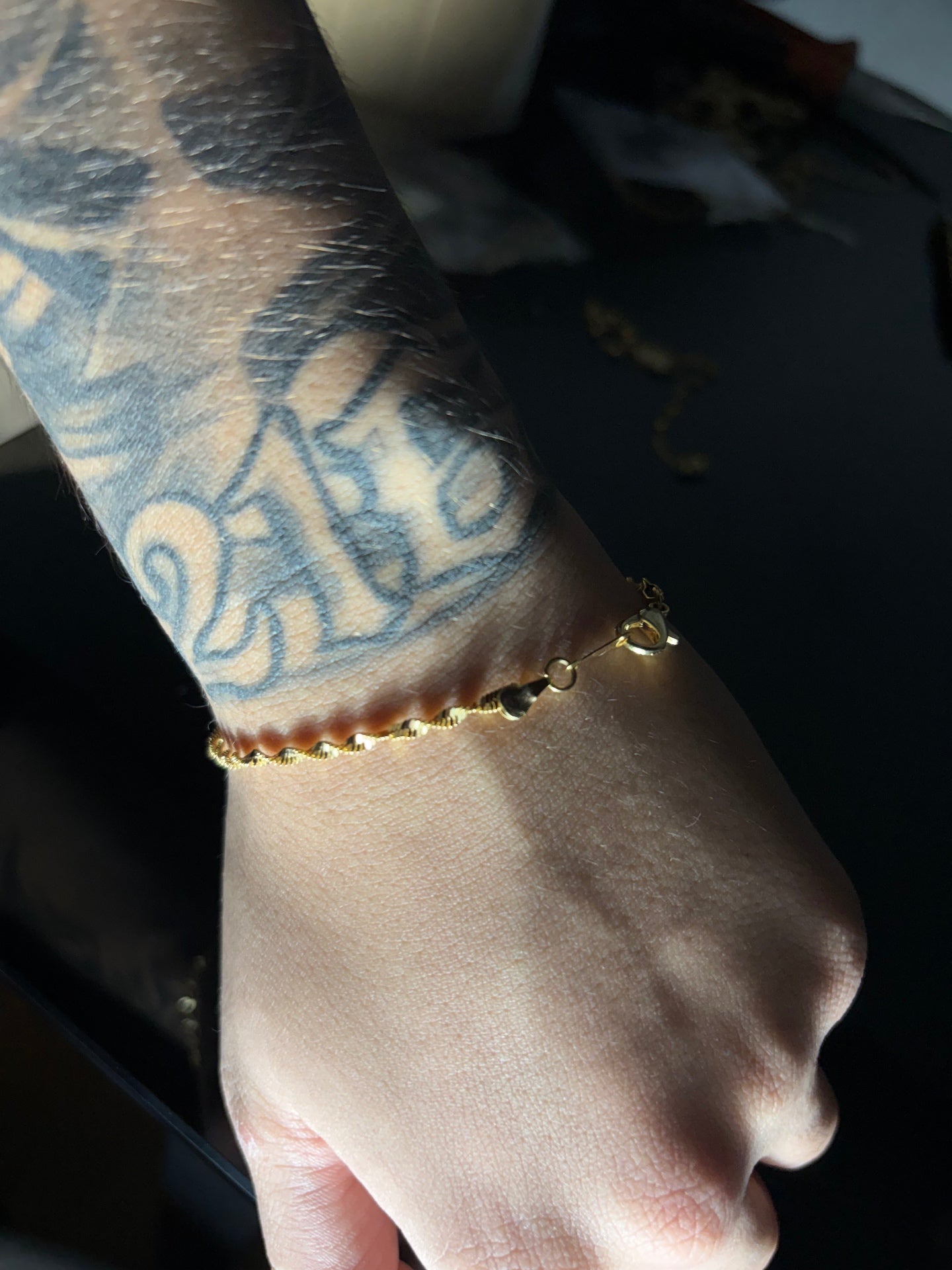 Pulsera Singapur dorada FORJA GOLD