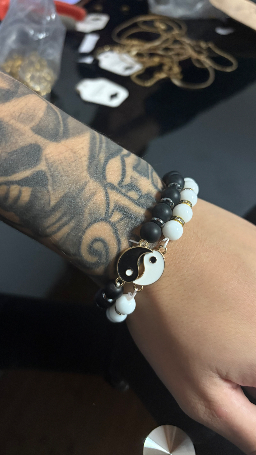 Pulsera Yin Yang bicolor FORJA GOLD