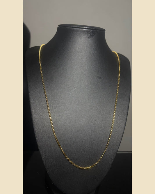 Cadena Militar real en estudio visual FORJA GOLD