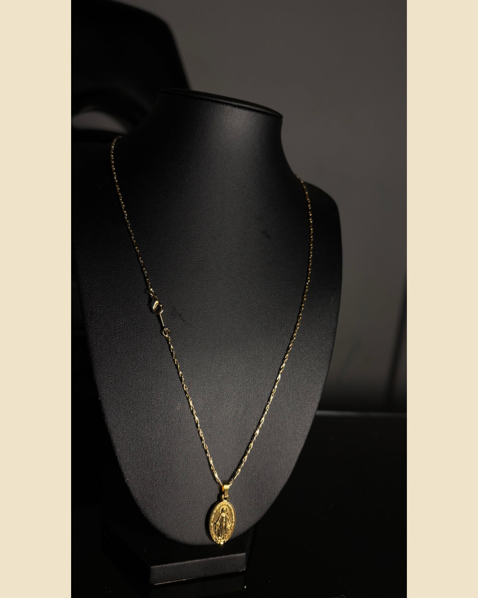 Cadena Enrollada Fina real en estudio visual FORJA GOLD