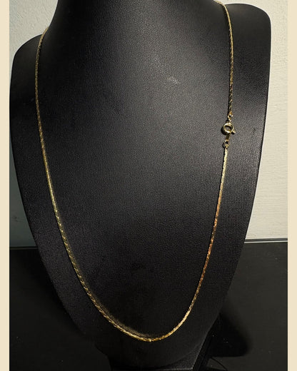 Cadena Paris Fina real en estudio visual FORJA GOLD