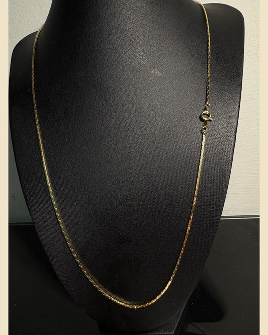 Cadena Paris Fina real en estudio visual FORJA GOLD