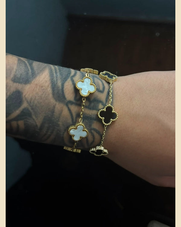Pulsera Trébol real