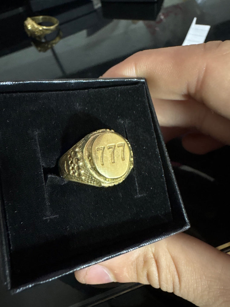 Anillo 777 | Baño Oro 18K