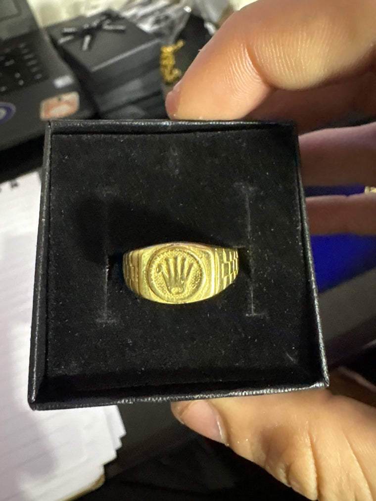 Anillo Rolex | Baño Oro 18K